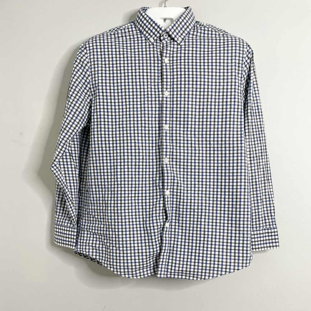 PENGUIN Heritage Slim Fit Plaid Dress Shirt - Picture 2 of 8